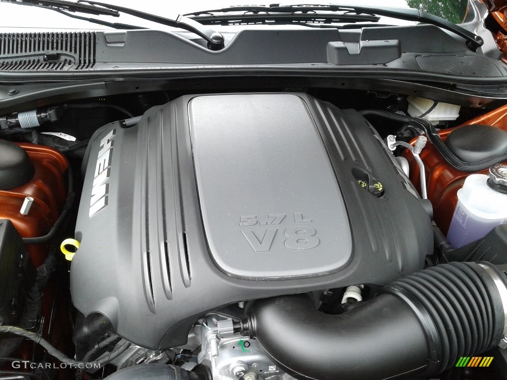 2020 Dodge Challenger R/T 5.7 Liter HEMI OHV 16-Valve VVT MDS V8 Engine Photo #139160515