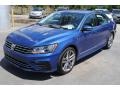 Reef Blue Metallic 2017 Volkswagen Passat R-Line Sedan Exterior