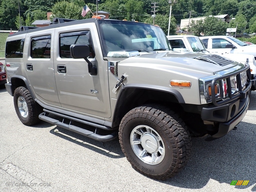 2003 H2 SUV - Pewter Metallic / Wheat photo #5