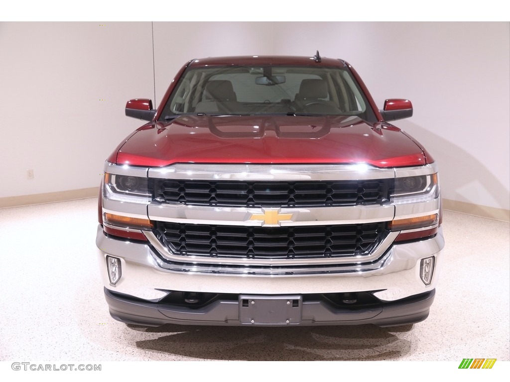 2017 Silverado 1500 LT Double Cab 4x4 - Siren Red Tintcoat / Cocoa/­Dune photo #2