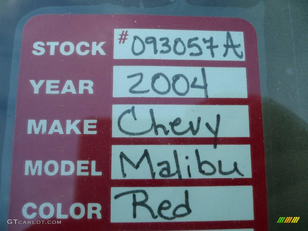 2004 Malibu Maxx LS Wagon - Sport Red Metallic / Neutral photo #13