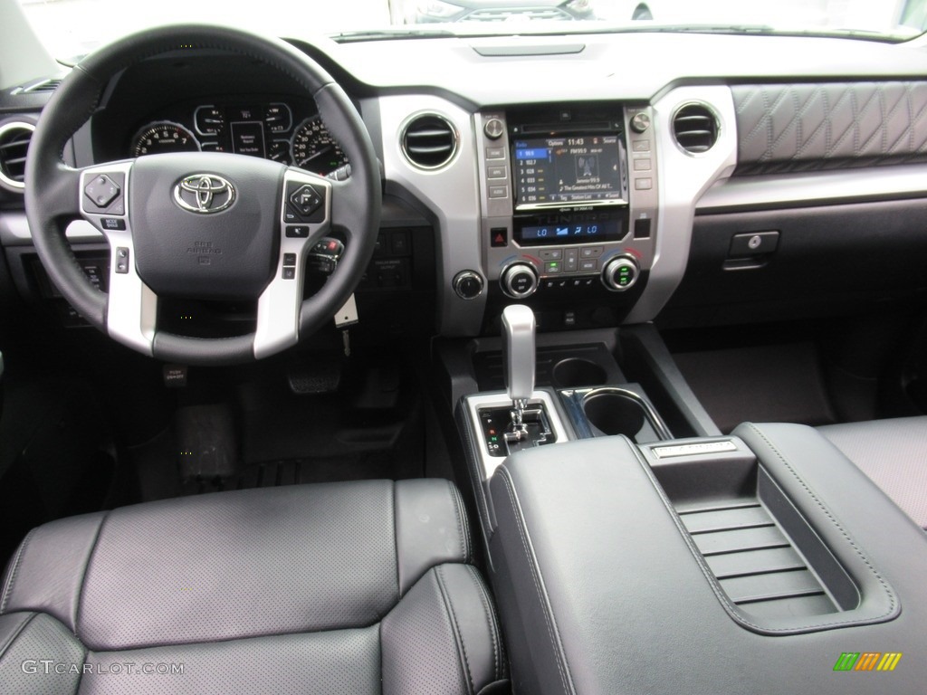 2019 Tundra Platinum CrewMax 4x4 - Silver Sky Metallic / Black photo #14