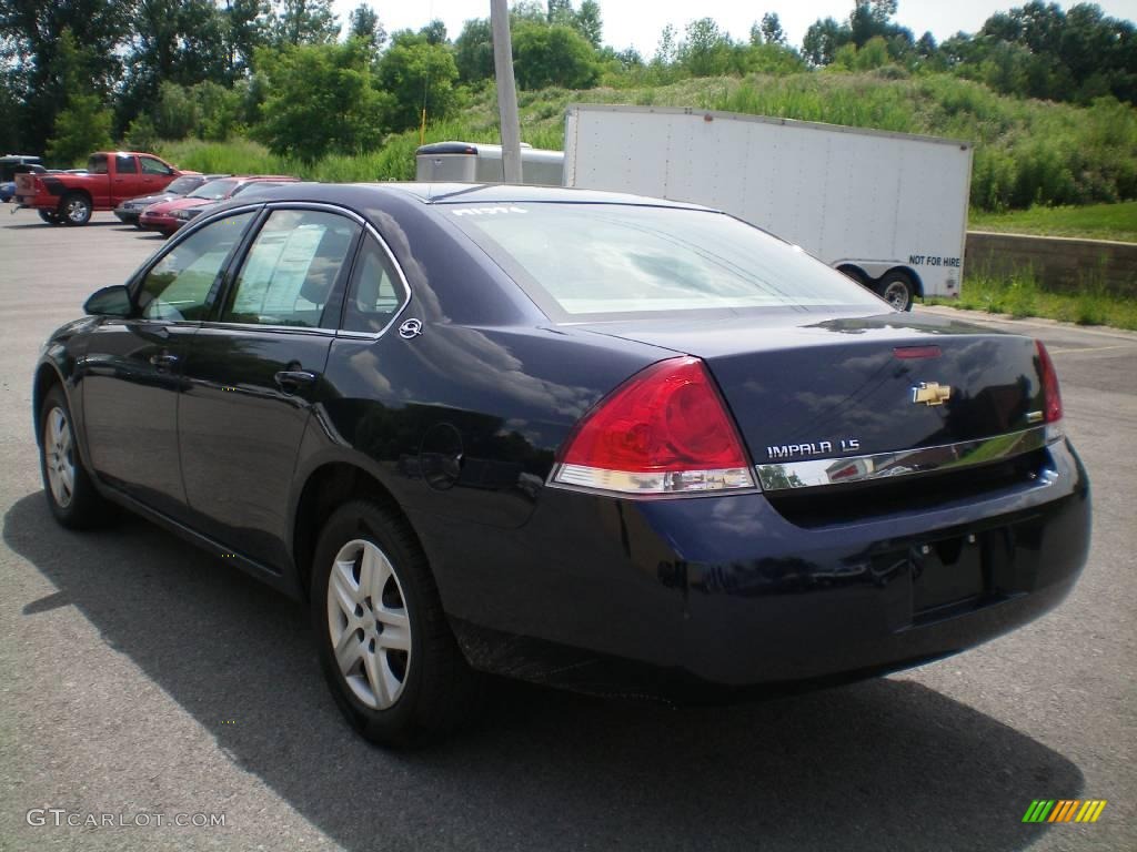 2008 Impala LS - Imperial Blue Metallic / Gray photo #7