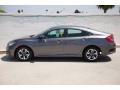 Sonic Gray Pearl 2017 Honda Civic LX Sedan Exterior