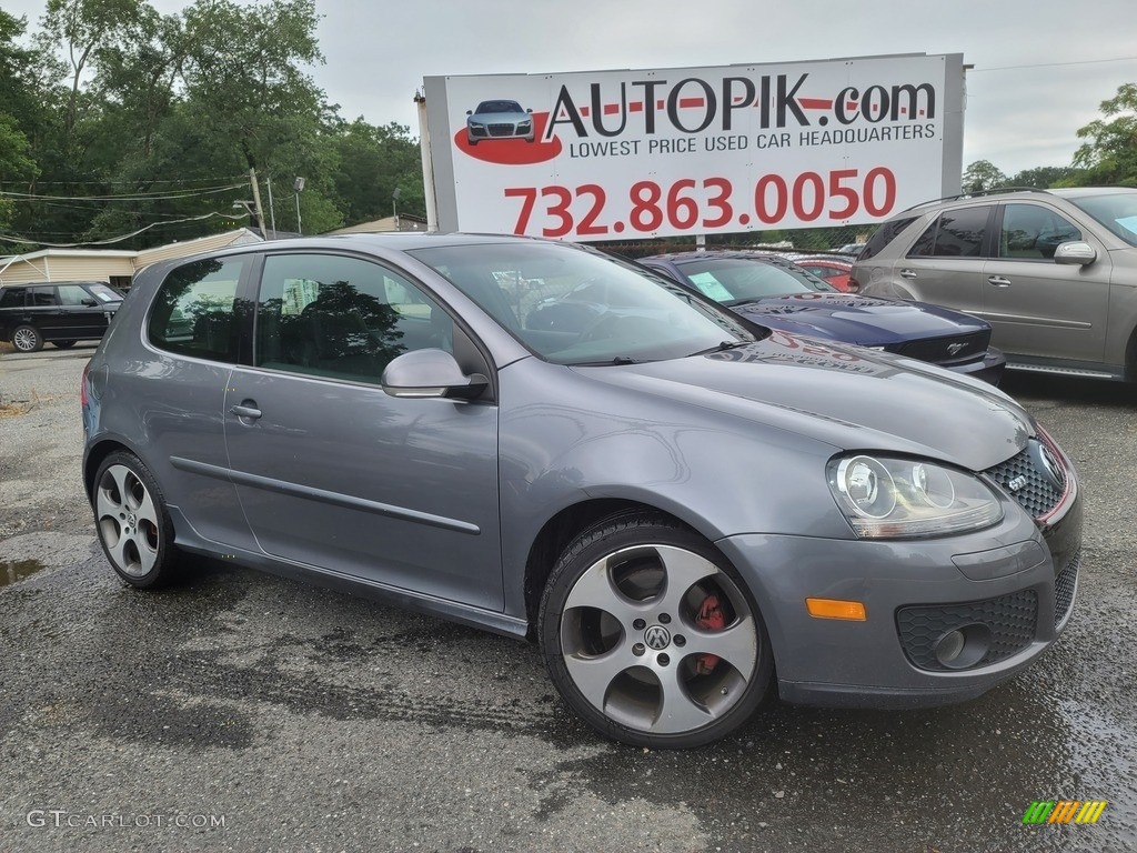 2009 GTI 2 Door - United Grey Metallic / Interlagos Black Cloth photo #1