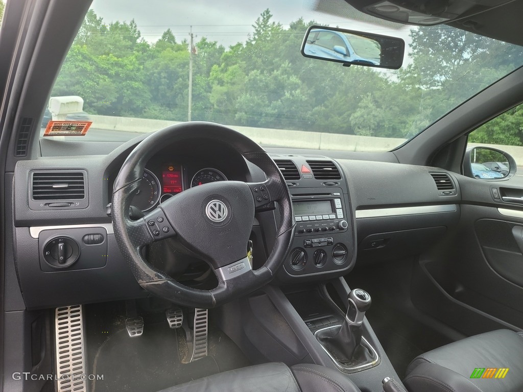 2009 GTI 2 Door - United Grey Metallic / Interlagos Black Cloth photo #9