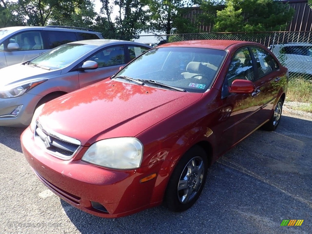 2008 Forenza  - Fusion Red Metallic / Grey photo #1