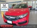 Rallye Red 2018 Honda Civic LX Sedan