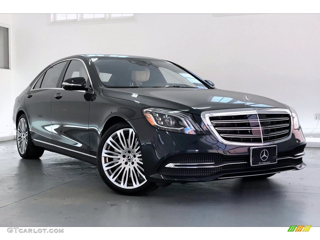 Anthracite Blue Metallic 2020 Mercedes-Benz S 450 Sedan Exterior Photo #139166470