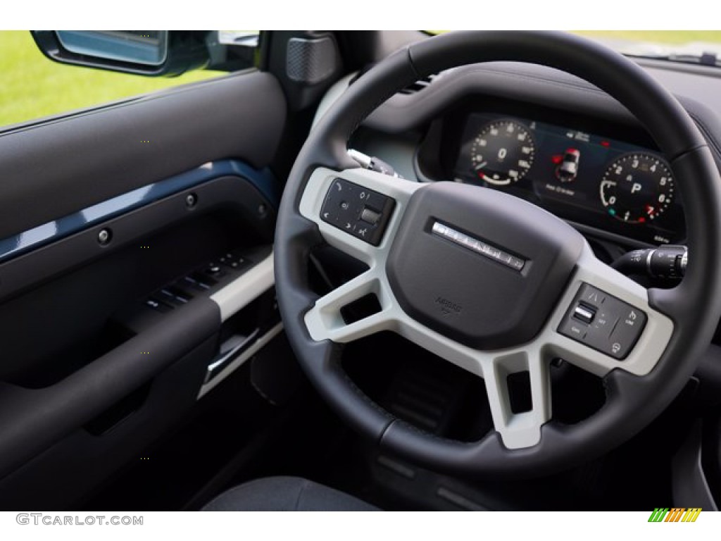 2020 Defender 110 SE - Tasman Blue Metallic / Ebony photo #27