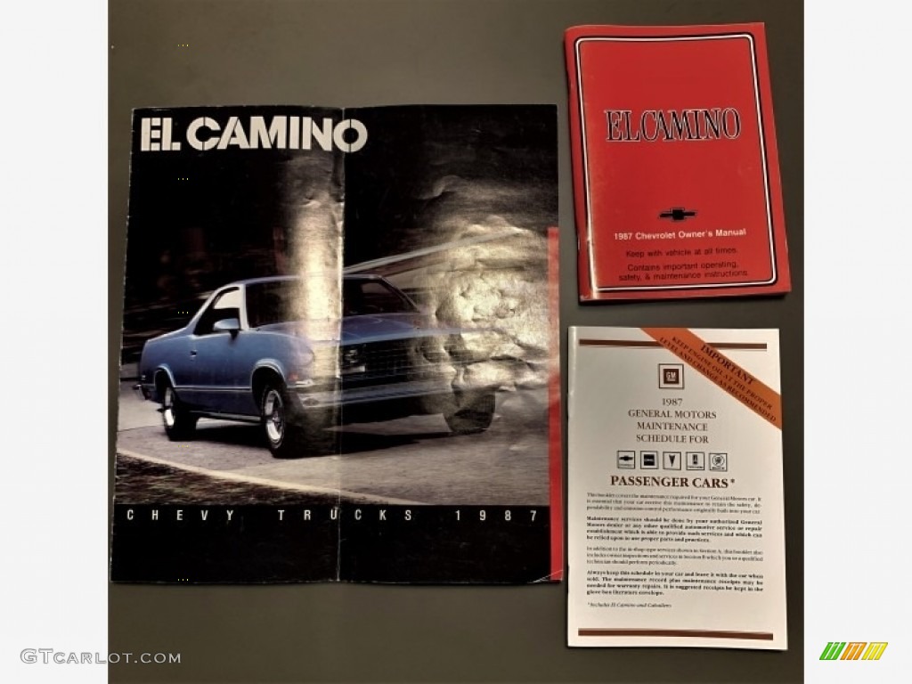 1987 Chevrolet El Camino Conquista Books/Manuals Photo #139168078