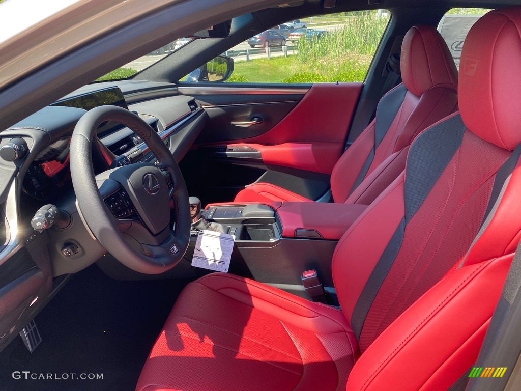 2020 ES 350 F Sport - Atomic Silver / Circuit Red photo #2