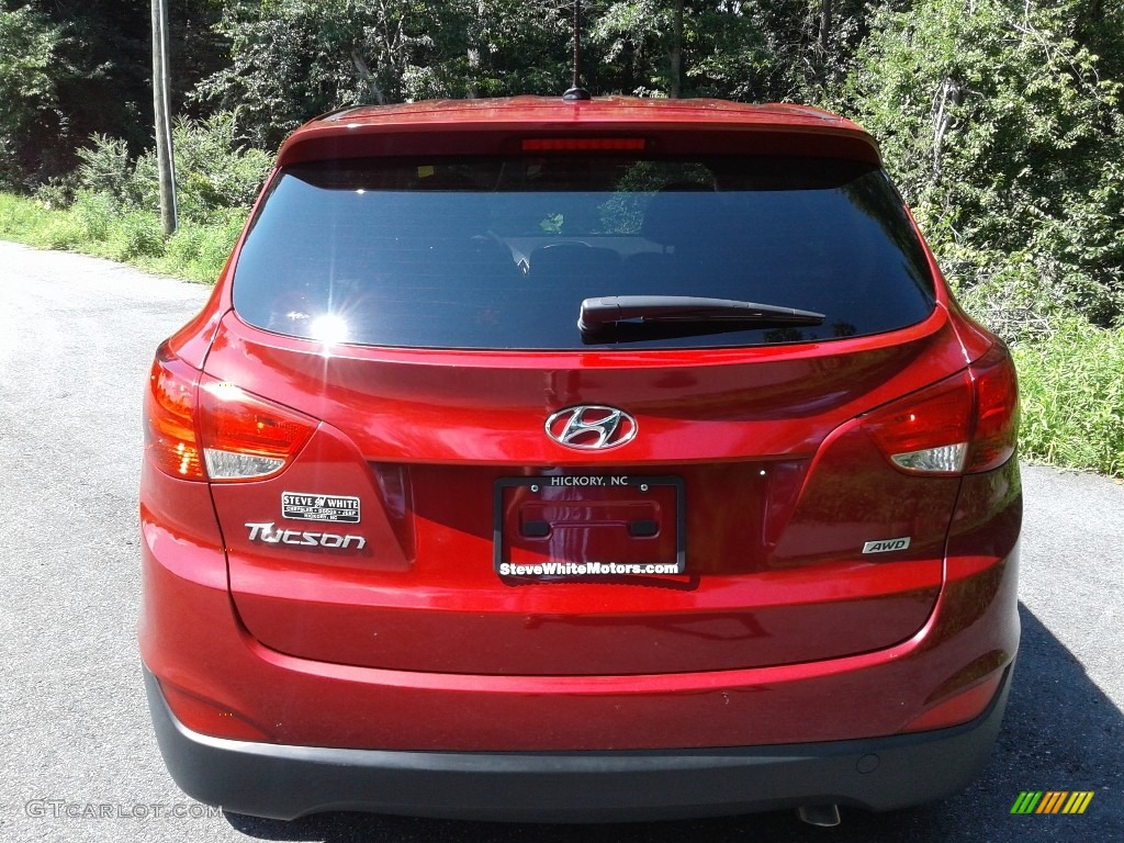 2015 Tucson GLS AWD - Garnet Red / Beige photo #7