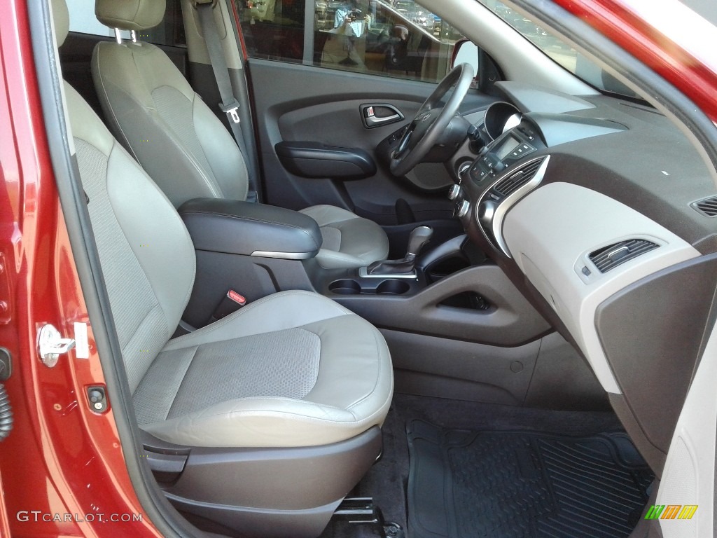 2015 Tucson GLS AWD - Garnet Red / Beige photo #15