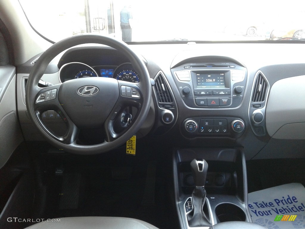 2015 Tucson GLS AWD - Garnet Red / Beige photo #16