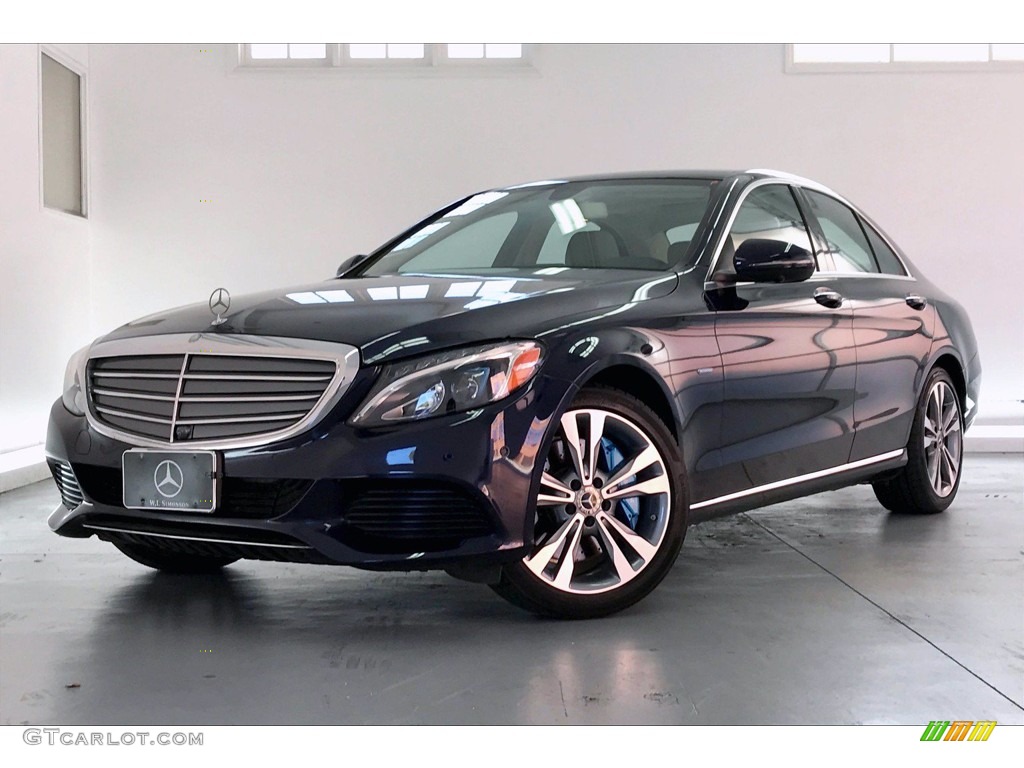 Lunar Blue Metallic 2017 Mercedes-Benz C 350e Plug-in Hybrid Sedan Exterior Photo #139170406