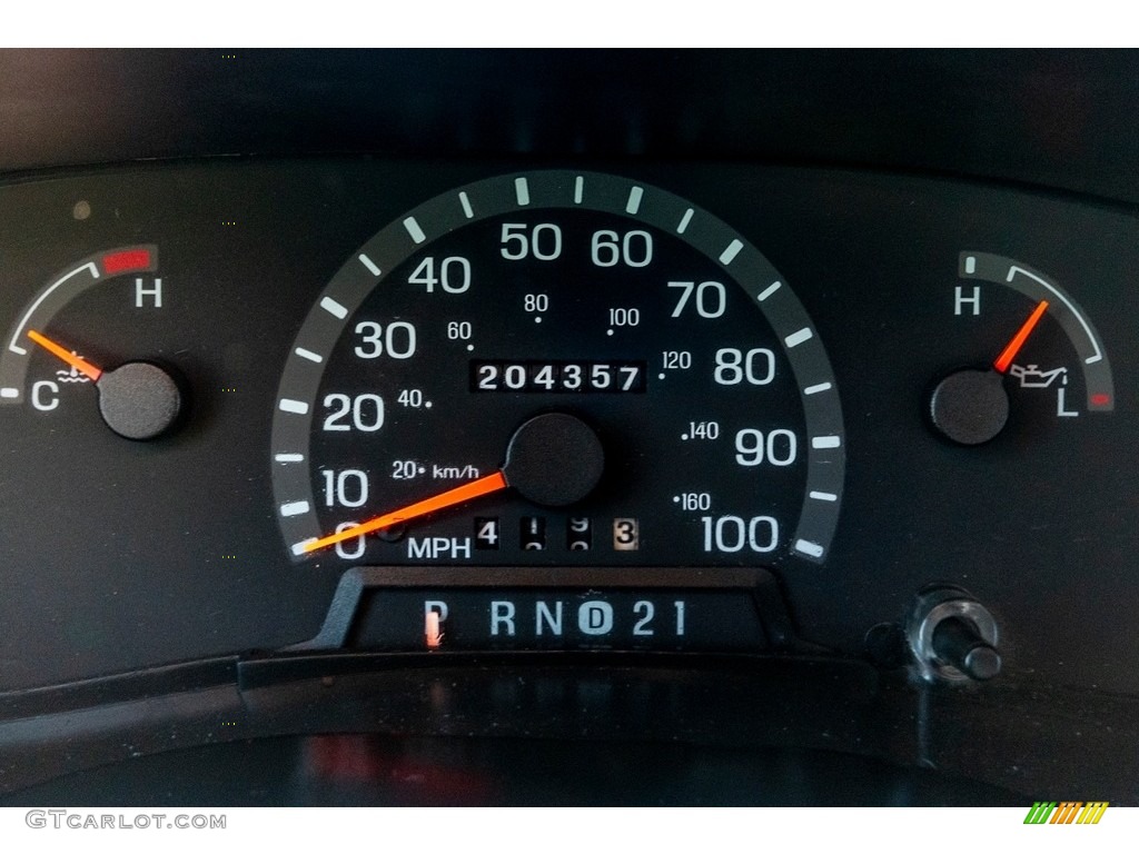 2001 E Series Van E150 Cargo - Oxford White / Medium Graphite photo #38