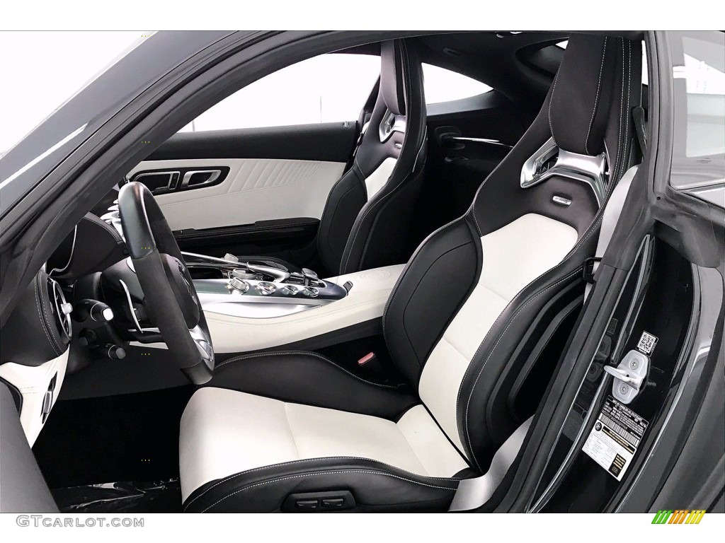 Porcelain/Black Interior 2017 Mercedes-Benz AMG GT Coupe Photo #139172540