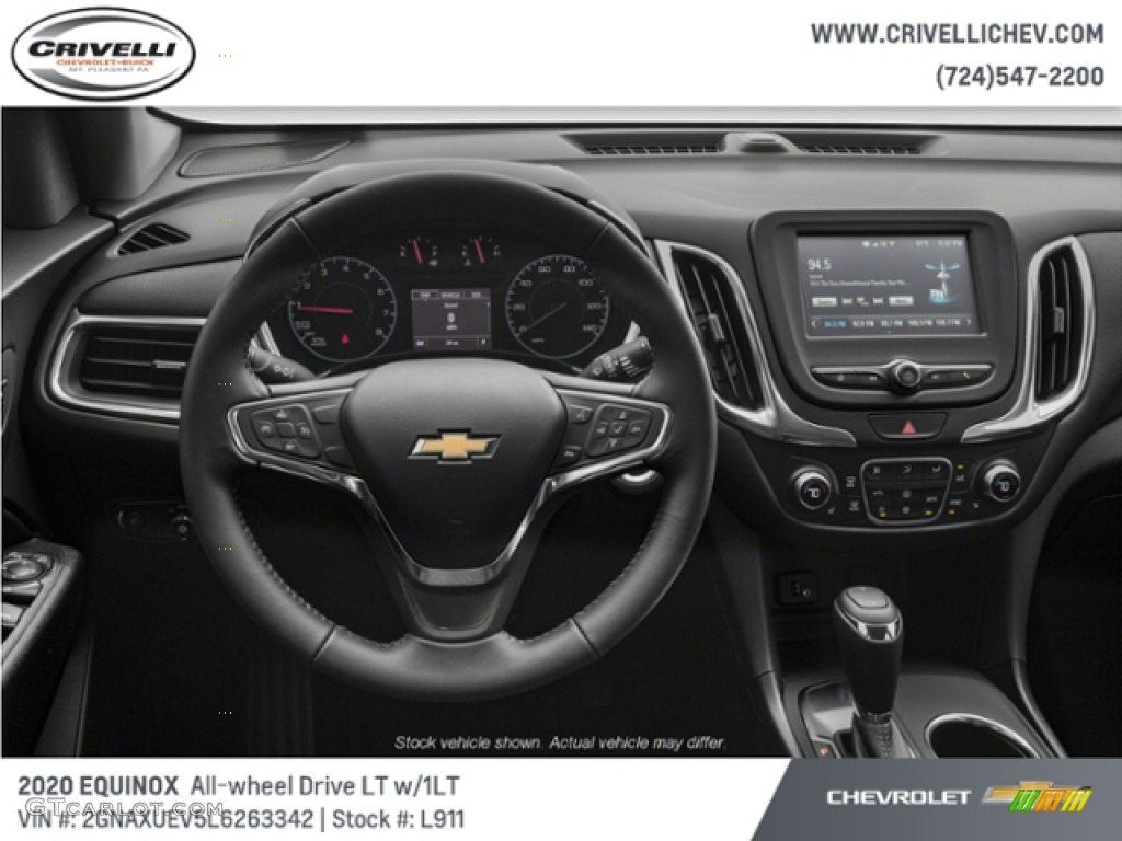 2020 Equinox LT AWD - Cayenne Orange Metallic / Jet Black photo #9