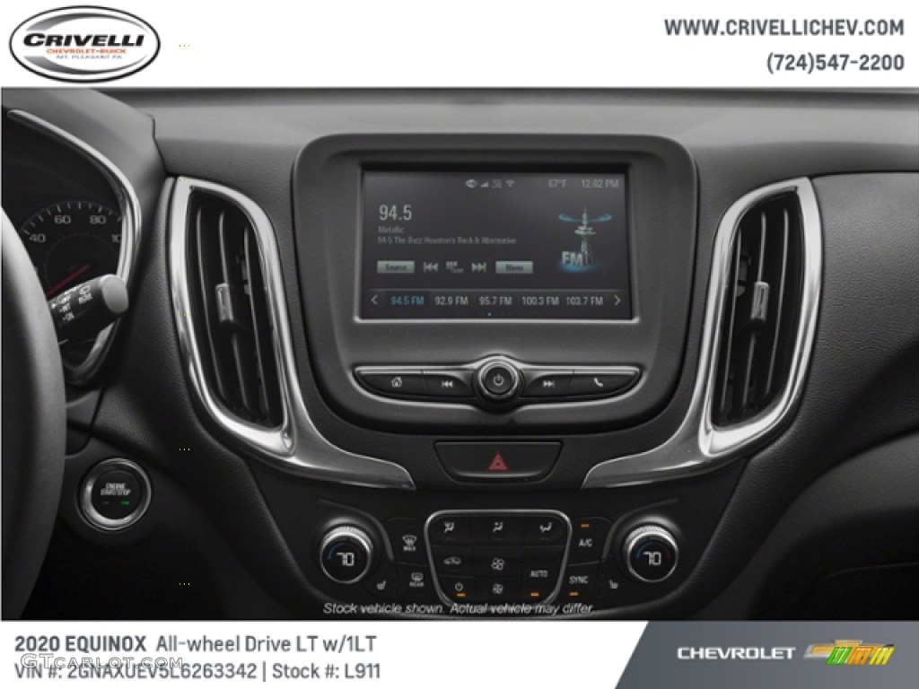 2020 Equinox LT AWD - Cayenne Orange Metallic / Jet Black photo #12