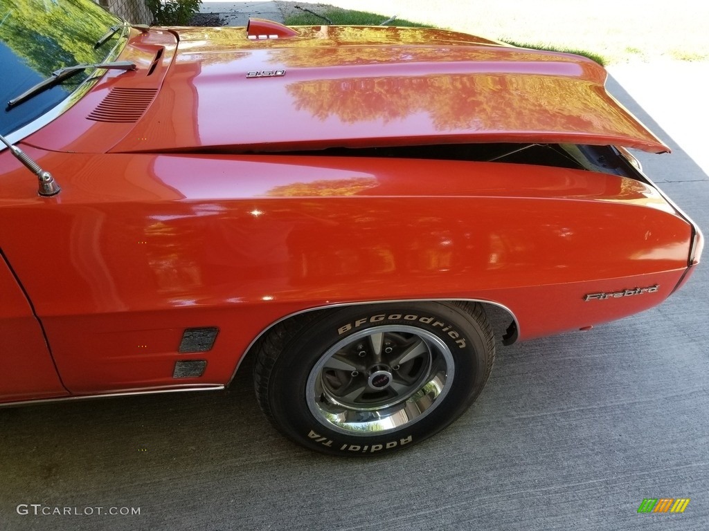 1969 Firebird Convertible - Carousel Red / White photo #6