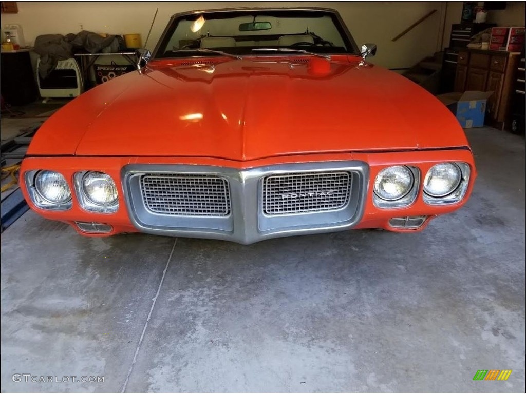1969 Firebird Convertible - Carousel Red / White photo #8