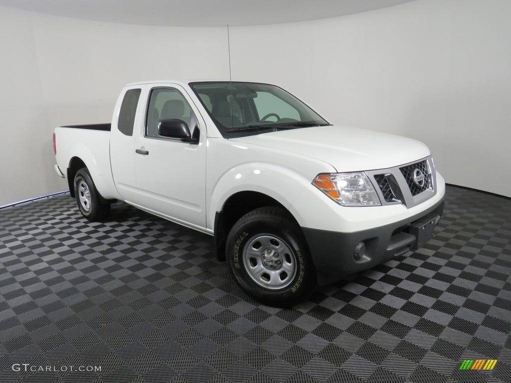 Glacier White 2019 Nissan Frontier S King Cab Exterior Photo #139174059