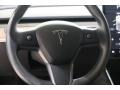 Black 2018 Tesla Model 3 Long Range Steering Wheel