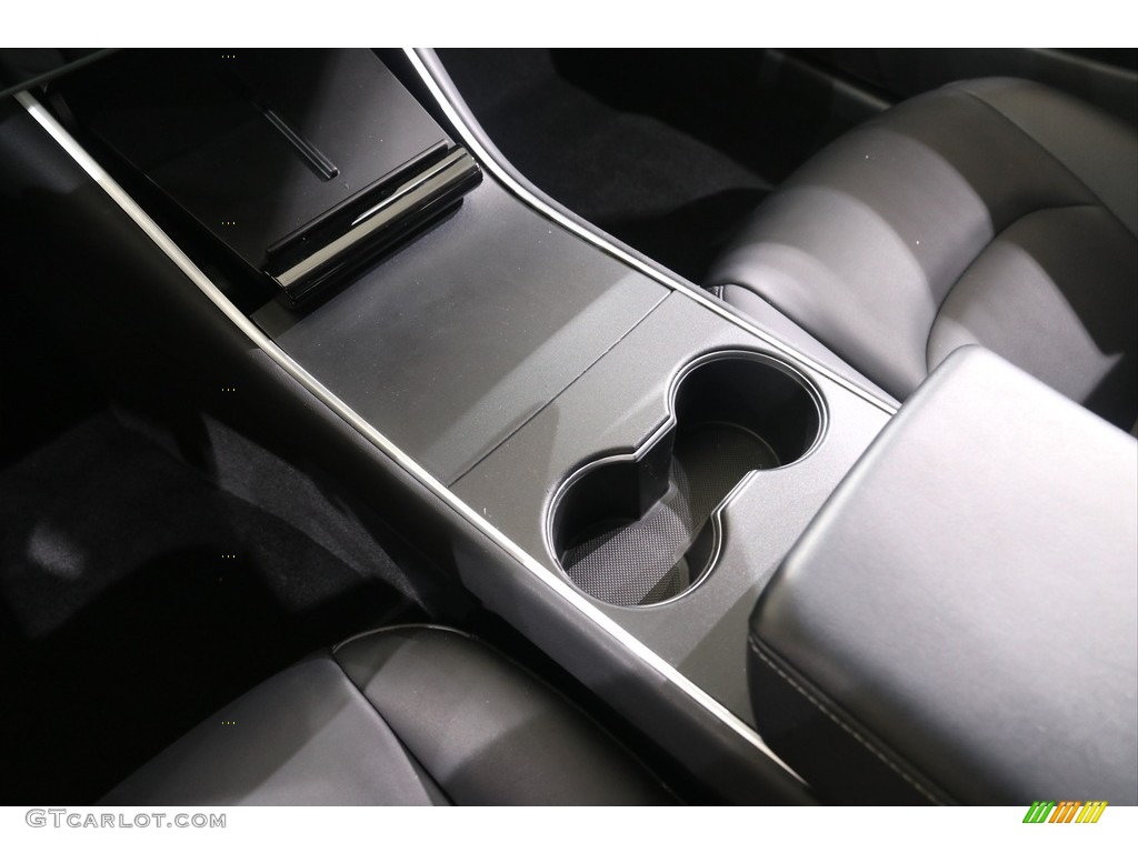 2018 Model 3 Long Range - Midnight Silver Metallic / Black photo #16