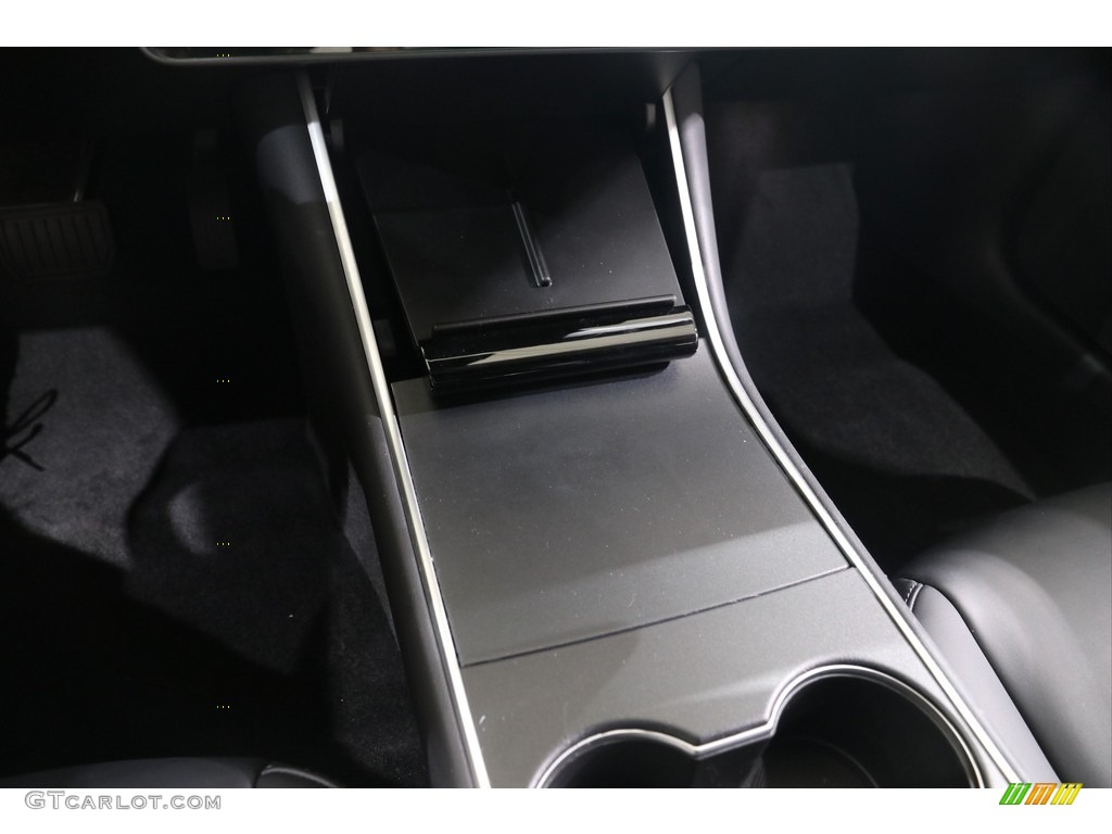 2018 Model 3 Long Range - Midnight Silver Metallic / Black photo #17