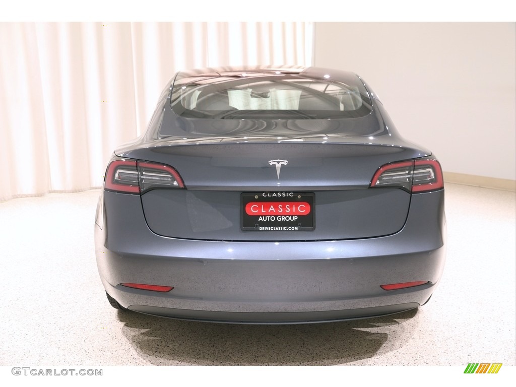 2018 Model 3 Long Range - Midnight Silver Metallic / Black photo #27