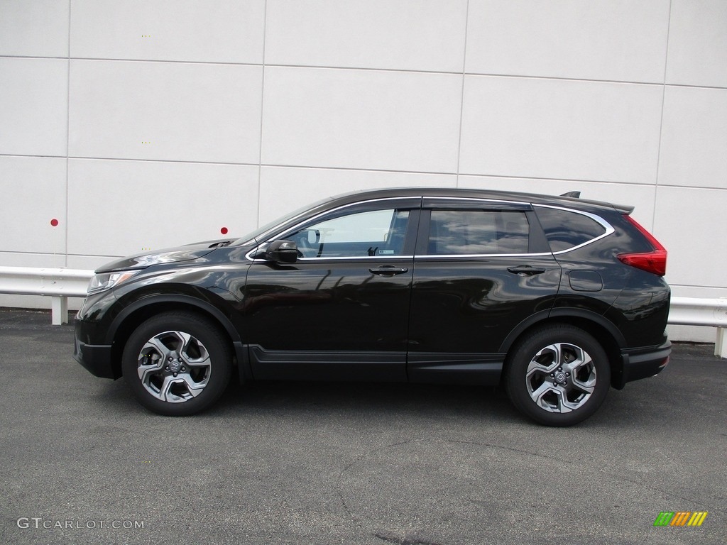 2019 CR-V EX AWD - Dark Olive Metallic / Black photo #2