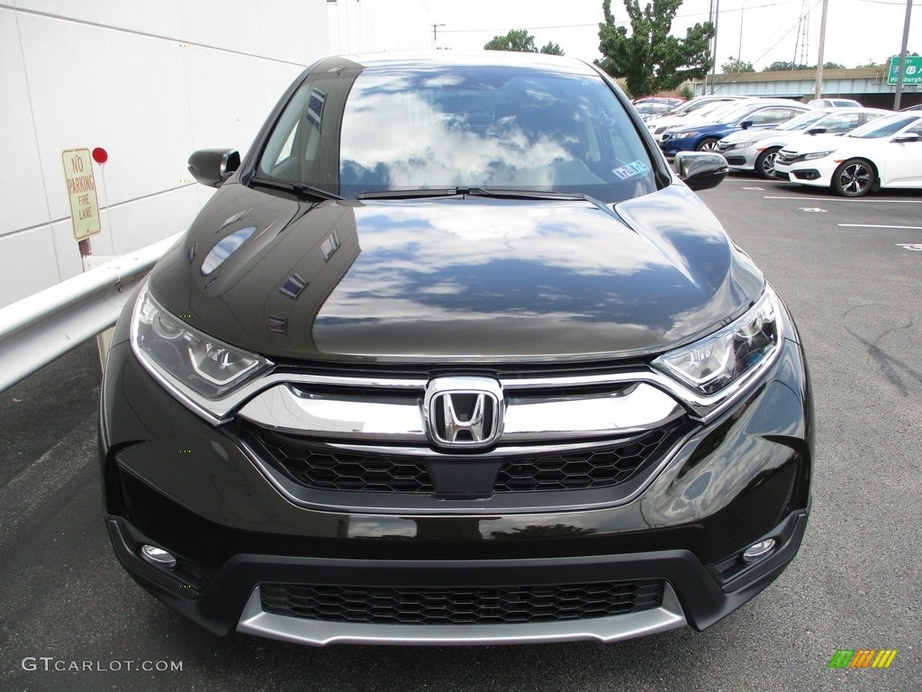 2019 CR-V EX AWD - Dark Olive Metallic / Black photo #8