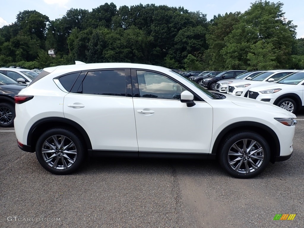 2020 CX-5 Grand Touring Reserve AWD - Snowflake White Pearl / Black photo #1