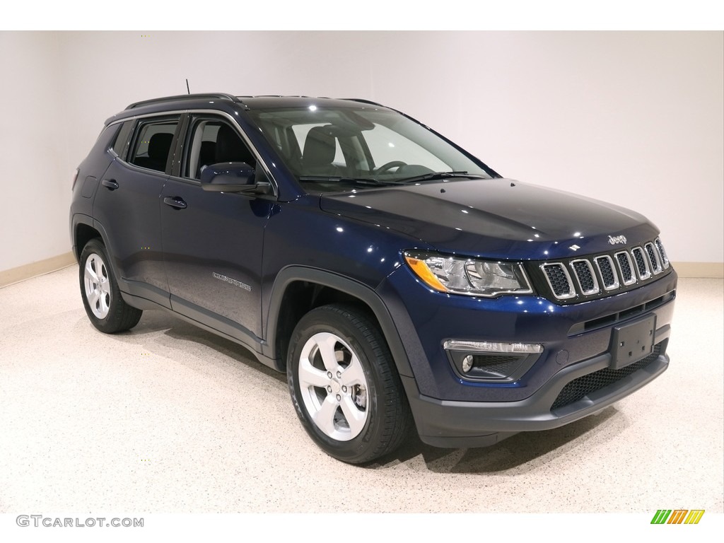 Jazz Blue Pearl 2017 Jeep Compass Latitude 4x4 Exterior Photo #139176692