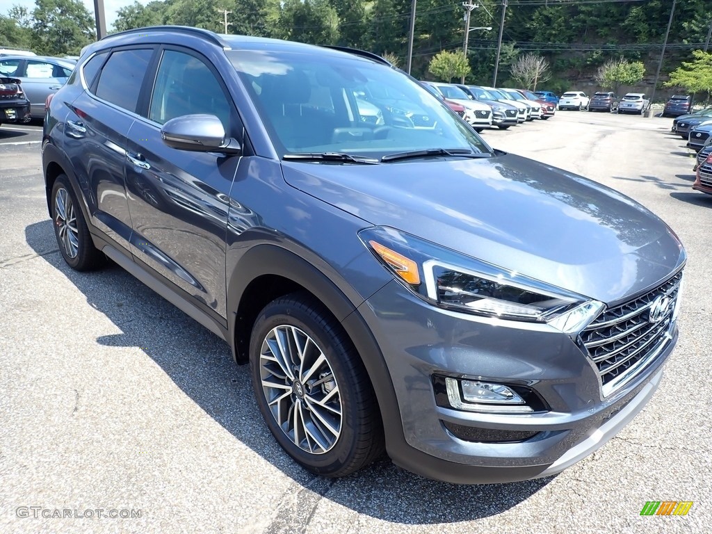 Coliseum Gray Metallic 2021 Hyundai Tucson Ulitimate AWD Exterior Photo #139177414