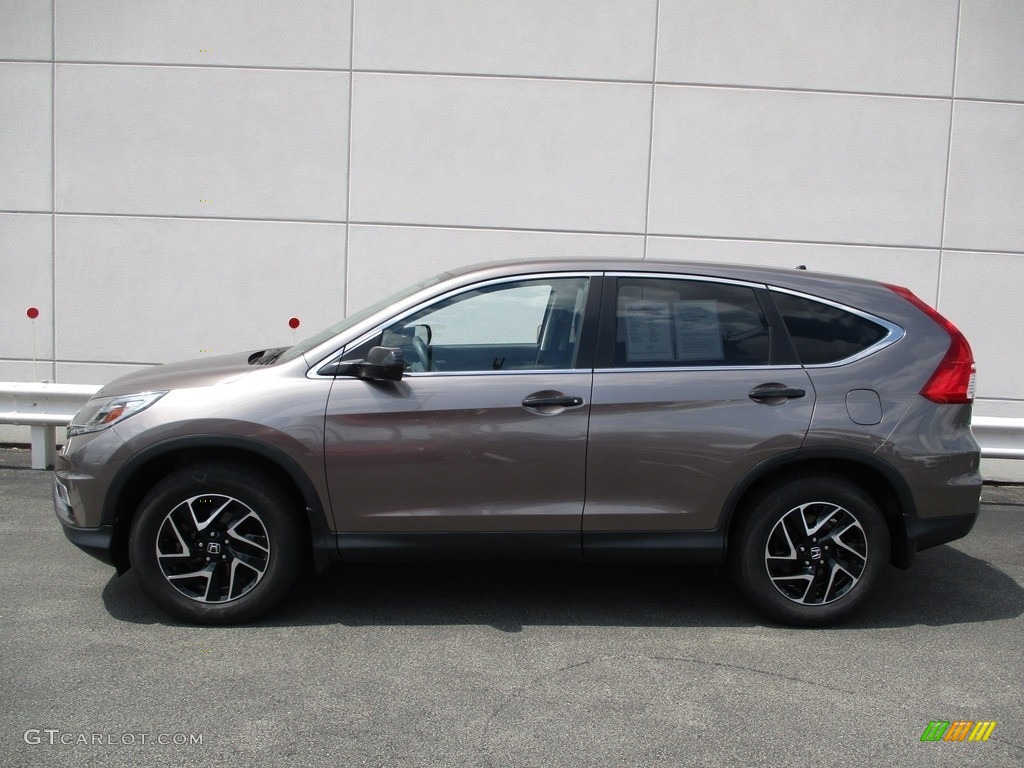 2016 CR-V SE AWD - Urban Titanium Metallic / Black photo #1