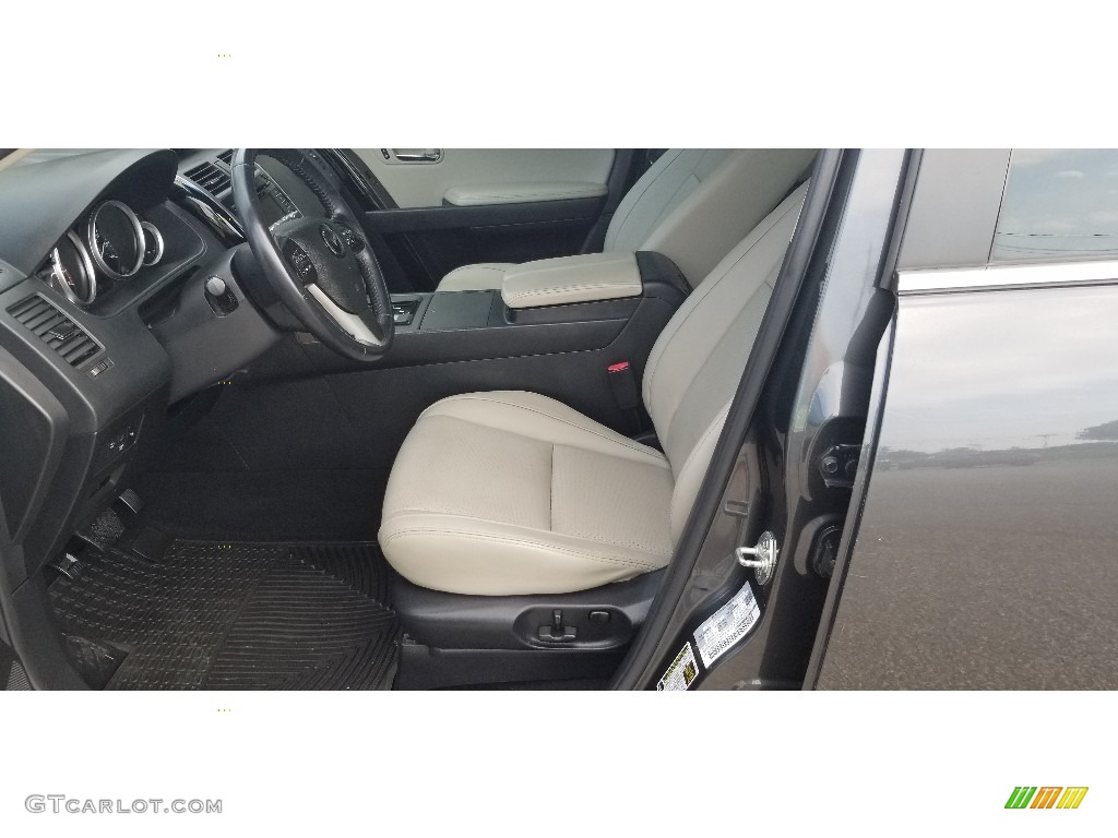 2014 CX-9 Touring AWD - Meteor Gray Mica / Black photo #12