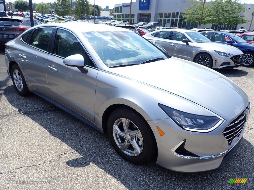 Shimmering Silver Pearl 2020 Hyundai Sonata SE Exterior Photo #139178142