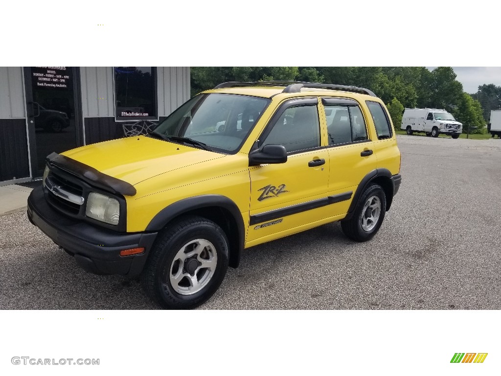 2003 Tracker ZR2 4WD Hard Top - Yellow / Medium Gray photo #1
