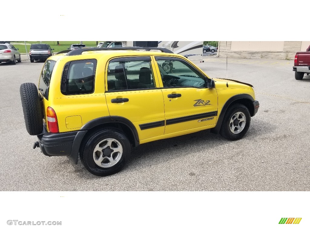 2003 Tracker ZR2 4WD Hard Top - Yellow / Medium Gray photo #6