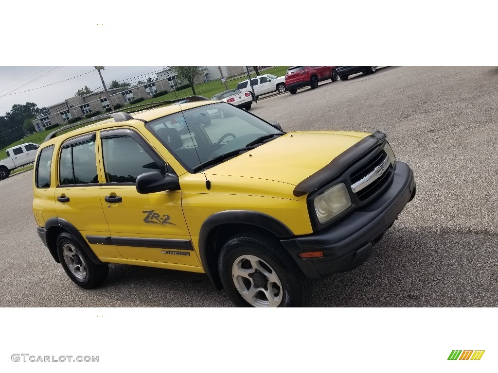 2003 Tracker ZR2 4WD Hard Top - Yellow / Medium Gray photo #7