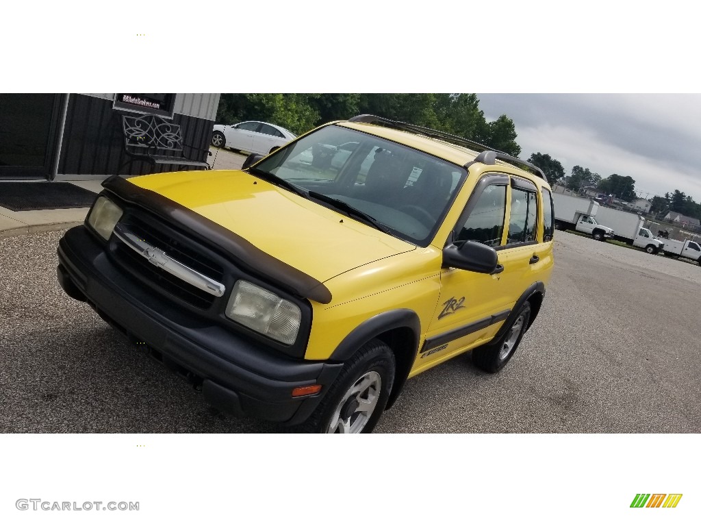 2003 Tracker ZR2 4WD Hard Top - Yellow / Medium Gray photo #9