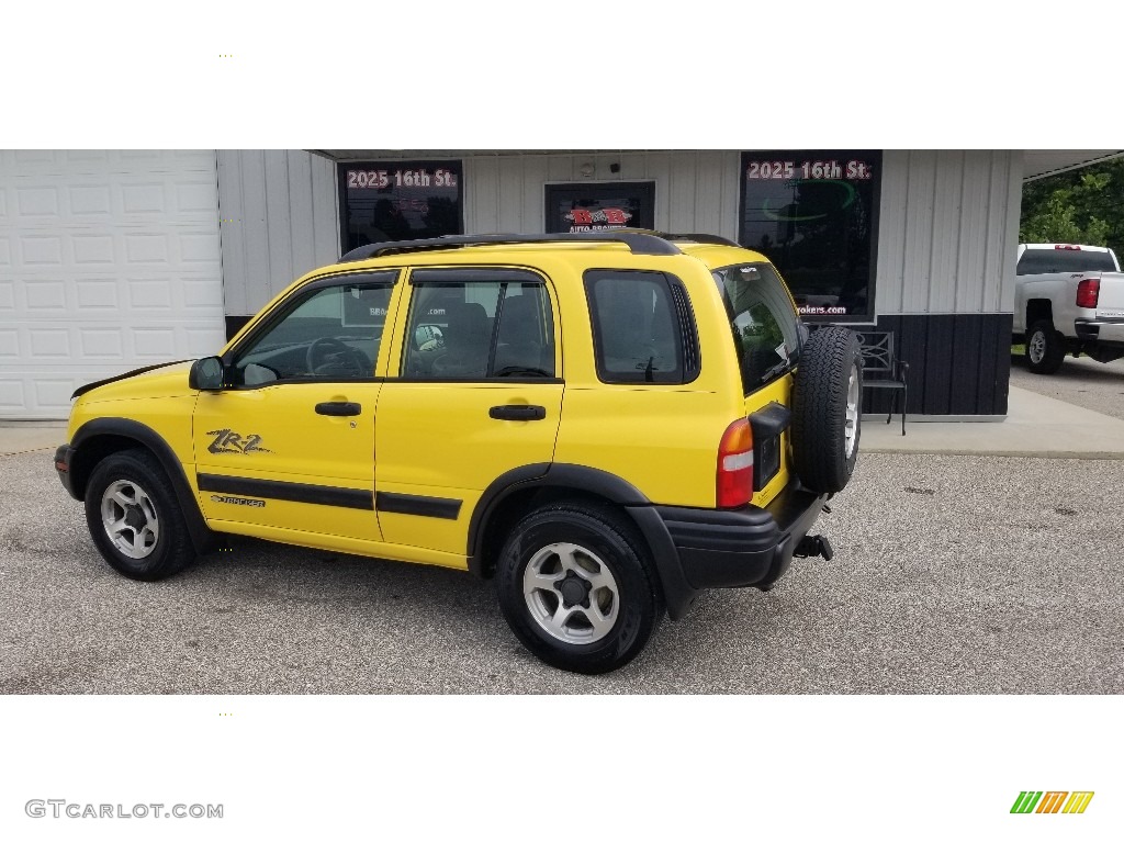 2003 Tracker ZR2 4WD Hard Top - Yellow / Medium Gray photo #24