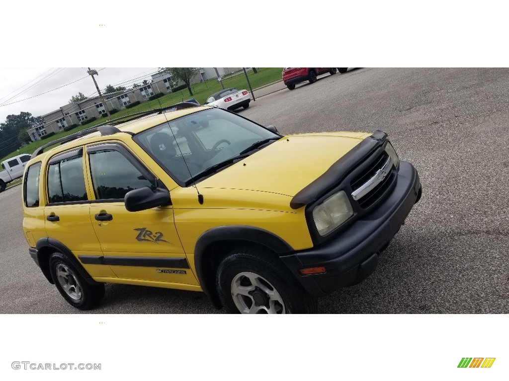 2003 Tracker ZR2 4WD Hard Top - Yellow / Medium Gray photo #28