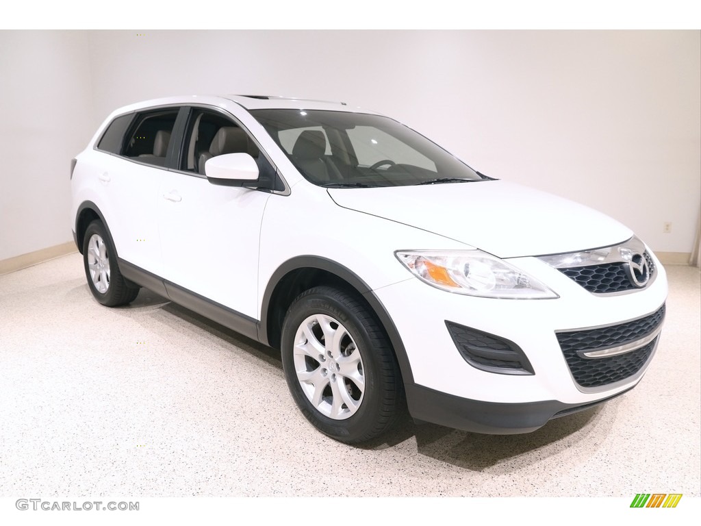 Crystal White Pearl Mica 2012 Mazda CX-9 Touring AWD Exterior Photo #139179078