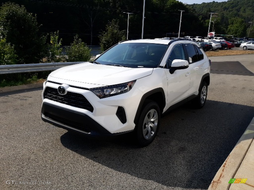 2020 RAV4 LE AWD - Super White / Black photo #29