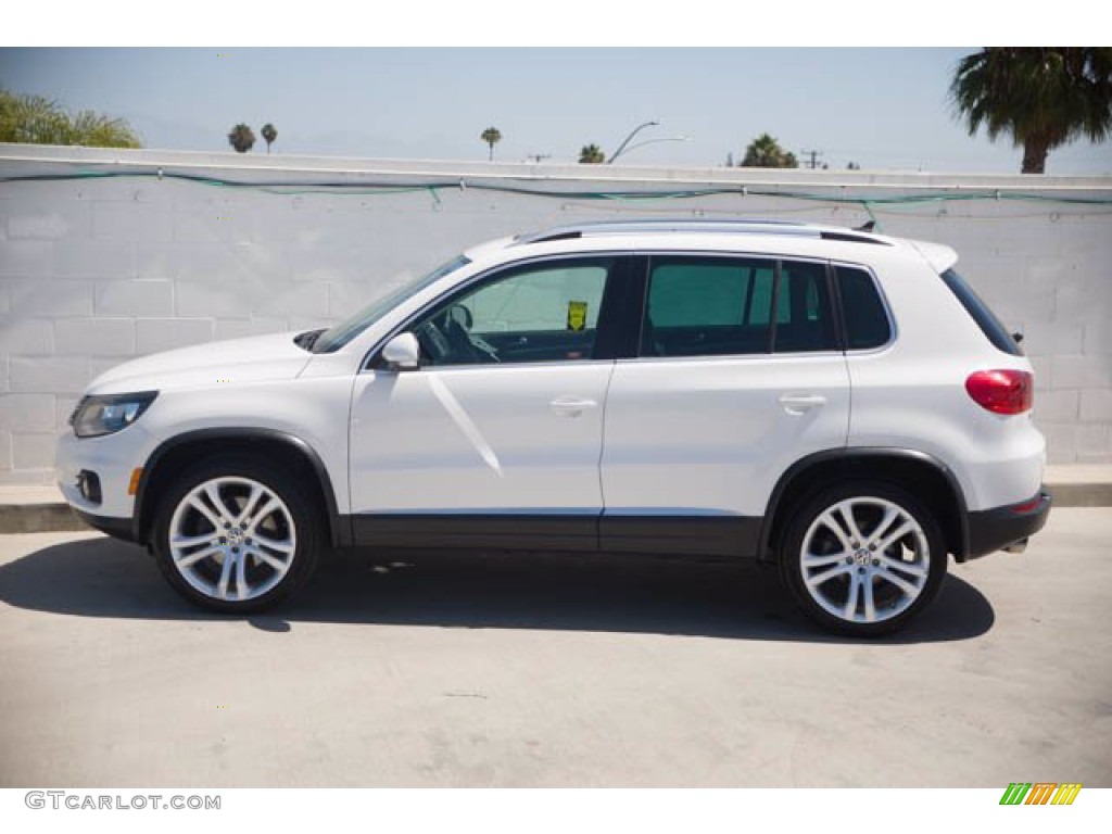 2013 Tiguan SEL - Candy White / Black photo #8