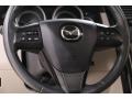 Sand 2012 Mazda CX-9 Touring AWD Steering Wheel