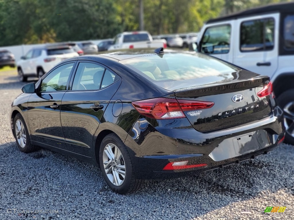 2019 Elantra SEL - Phantom Black / Beige photo #4